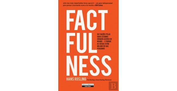 livros de desenvolvimento pessoal mais vendidos: Factfulness - Factualidade